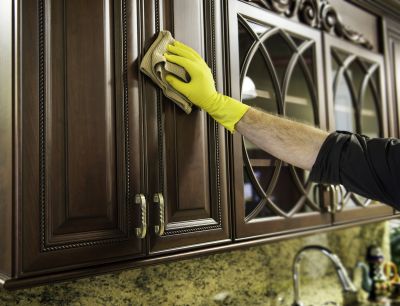 Oak Kitchen Cabinet Repair