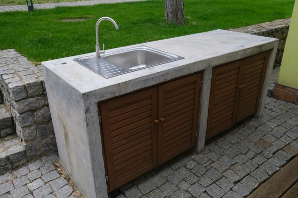 Exterior Cabinet Installation in Denison