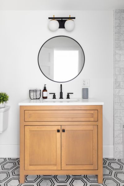 Custom Vanity Installation in Denison