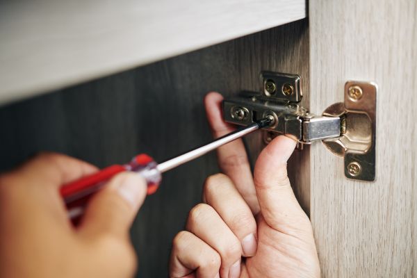 Cabinet Hinge Installation in Denison