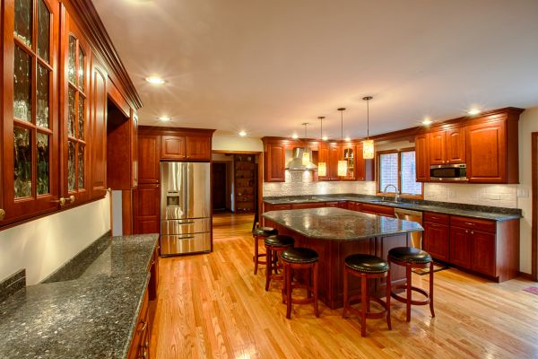 Cherry Kitchen Cabinet Repair in Denison